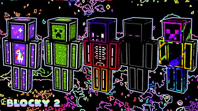 Thumbnail of the Minecraft Bedrock Marketplace product Blocky 2 created by The Lucky Petals.