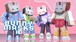 Thumbnail of the Minecraft Bedrock Marketplace product Bunny Masks HD created by The Lucky Petals.