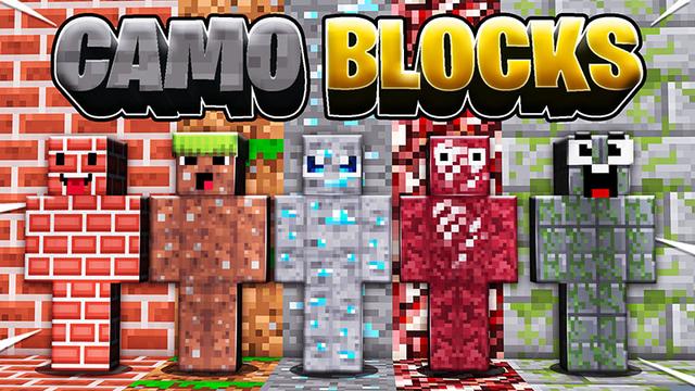 Thumbnail of the Minecraft Bedrock Marketplace product Camo Blocks created by The Lucky Petals.