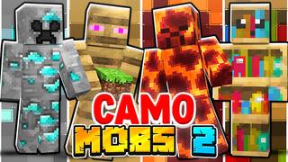Thumbnail of the Minecraft Bedrock Marketplace product Camo Mobs 2 created by The Lucky Petals.