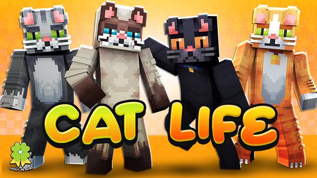 Thumbnail of the Minecraft Bedrock Marketplace product CAT LIFE created by The Lucky Petals.