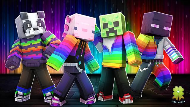 Thumbnail of the Minecraft Bedrock Marketplace product Colorful Mobs created by The Lucky Petals.