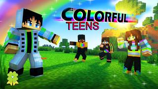 Thumbnail of the Minecraft Bedrock Marketplace product Colorful Teens created by The Lucky Petals.