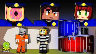 Thumbnail of the Minecraft Bedrock Marketplace product Cops and Robbers HD created by The Lucky Petals.