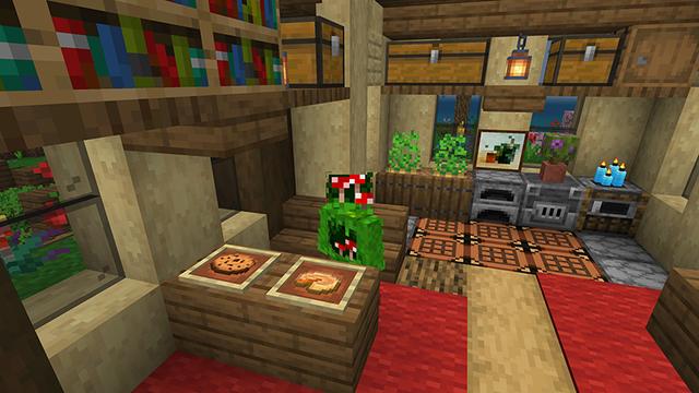 Screenshot of the Minecraft Bedrock Marketplace product Cottage Creek created by The Lucky Petals.