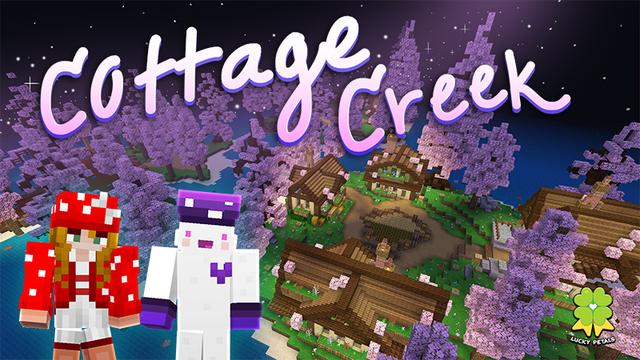 Thumbnail of the Minecraft Bedrock Marketplace product Cottage Creek created by The Lucky Petals.