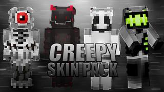 Thumbnail of the Minecraft Bedrock Marketplace product Creepy Skin Pack created by The Lucky Petals.