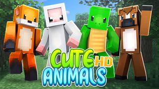 Thumbnail of the Minecraft Bedrock Marketplace product Cute Animals HD created by The Lucky Petals.