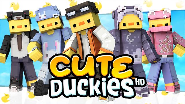 Thumbnail of the Minecraft Bedrock Marketplace product Cute Duckies HD created by The Lucky Petals.