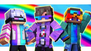 Thumbnail of the Minecraft Bedrock Marketplace product Cyberpunk Rainbows created by The Lucky Petals.