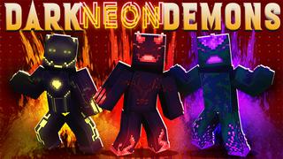Thumbnail of the Minecraft Bedrock Marketplace product Dark Neon Demons created by The Lucky Petals.
