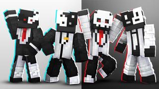 Thumbnail of the Minecraft Bedrock Marketplace product Dark Suitz created by The Lucky Petals.