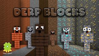 Thumbnail of the Minecraft Bedrock Marketplace product Derp Blocks created by The Lucky Petals.
