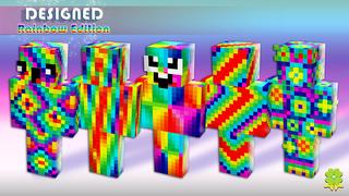 Thumbnail of the Minecraft Bedrock Marketplace product Designed Rainbow Edition created by The Lucky Petals.