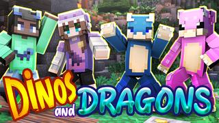 Thumbnail of the Minecraft Bedrock Marketplace product Dinos and Dragons created by The Lucky Petals.