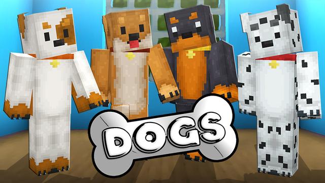Thumbnail of the Minecraft Bedrock Marketplace product Dogs created by The Lucky Petals.