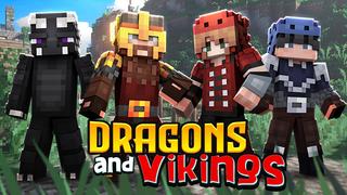 Thumbnail of the Minecraft Bedrock Marketplace product Dragons and Vikings created by The Lucky Petals.