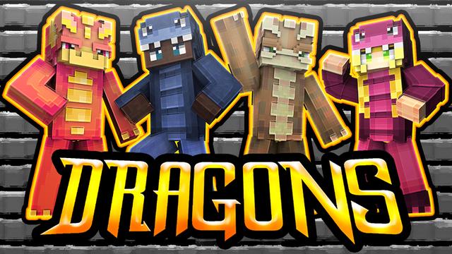 Thumbnail of the Minecraft Bedrock Marketplace product Dragons created by The Lucky Petals.