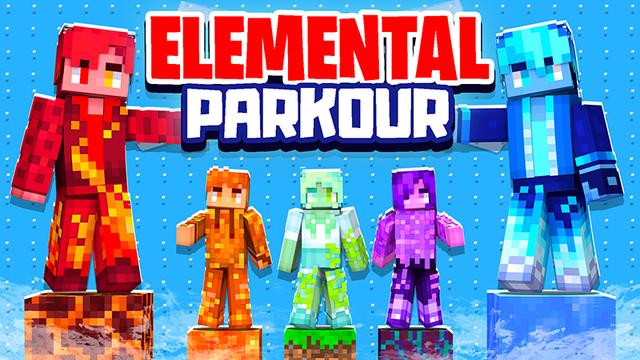 Thumbnail of the Minecraft Bedrock Marketplace product Elemental Parkour created by The Lucky Petals.