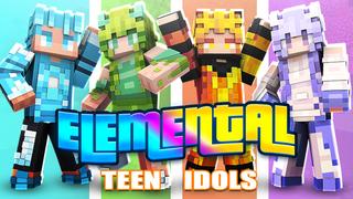 Thumbnail of the Minecraft Bedrock Marketplace product Elemental Teen Idols created by The Lucky Petals.