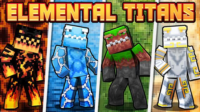 Thumbnail of the Minecraft Bedrock Marketplace product Elemental Titans created by The Lucky Petals.