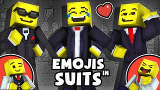 Thumbnail of the Minecraft Bedrock Marketplace product Emojis in Suits created by The Lucky Petals.