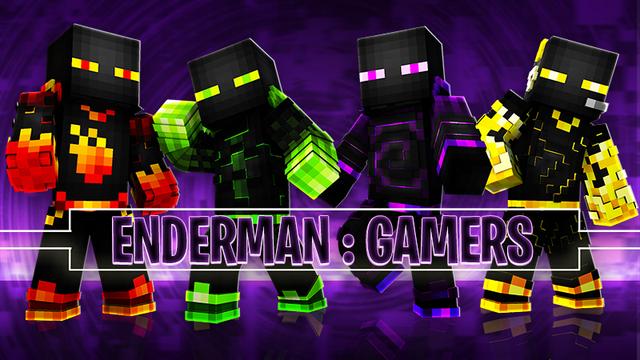 Thumbnail of the Minecraft Bedrock Marketplace product Enderman Gamers created by The Lucky Petals.