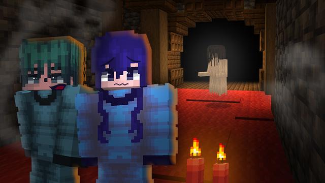 Thumbnail of the Minecraft Bedrock Marketplace product Escape the Haunted Mansion created by The Lucky Petals.