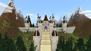 Screenshot of the Minecraft Bedrock Marketplace product Fantasy Kingdom created by The Lucky Petals.