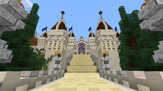 Screenshot of the Minecraft Bedrock Marketplace product Fantasy Kingdom created by The Lucky Petals.