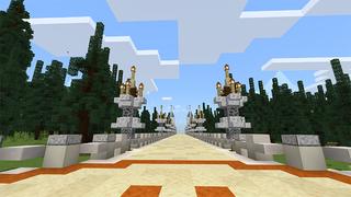 Screenshot of the Minecraft Bedrock Marketplace product Fantasy Kingdom created by The Lucky Petals.