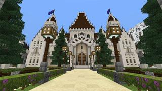 Screenshot of the Minecraft Bedrock Marketplace product Fantasy Kingdom created by The Lucky Petals.