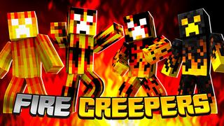 Thumbnail of the Minecraft Bedrock Marketplace product Fire Creepers created by The Lucky Petals.
