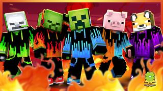 Thumbnail of the Minecraft Bedrock Marketplace product Fire Gamer Mobs created by The Lucky Petals.