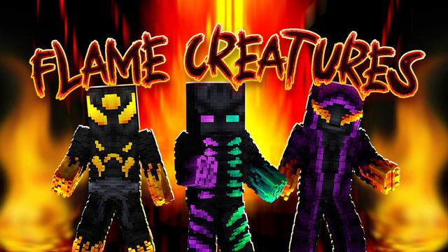 Thumbnail of the Minecraft Bedrock Marketplace product Flame Creatures created by The Lucky Petals.