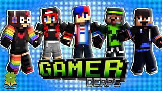 Thumbnail of the Minecraft Bedrock Marketplace product Gamer Derps created by The Lucky Petals.