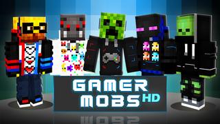 Thumbnail of the Minecraft Bedrock Marketplace product Gamer Mobs HD created by The Lucky Petals.