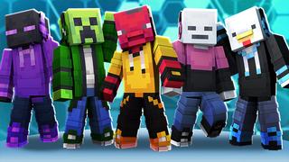 Thumbnail of the Minecraft Bedrock Marketplace product Gaming Mob Skins created by The Lucky Petals.