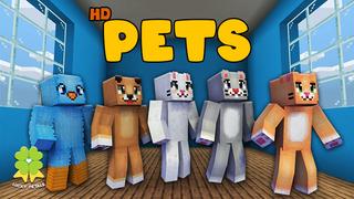Thumbnail of the Minecraft Bedrock Marketplace product HD Pets created by The Lucky Petals.