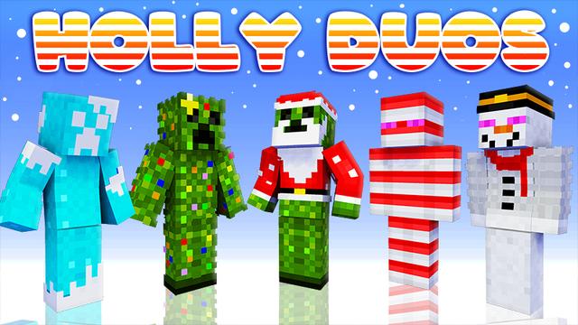 Thumbnail of the Minecraft Bedrock Marketplace product Holly Duos created by The Lucky Petals.