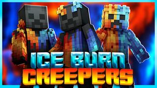 Thumbnail of the Minecraft Bedrock Marketplace product Ice Burn Creepers created by The Lucky Petals.
