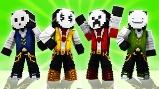 Thumbnail of the Minecraft Bedrock Marketplace product Masks in Suits created by The Lucky Petals.
