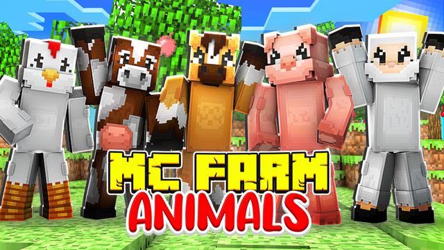 Thumbnail of the Minecraft Bedrock Marketplace product MC Farm Animals created by The Lucky Petals.