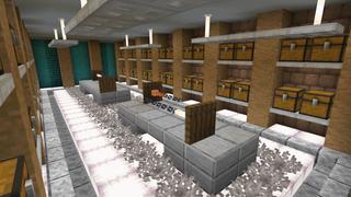 Screenshot of the Minecraft Bedrock Marketplace product Millionaire Cave Mansion created by The Lucky Petals.