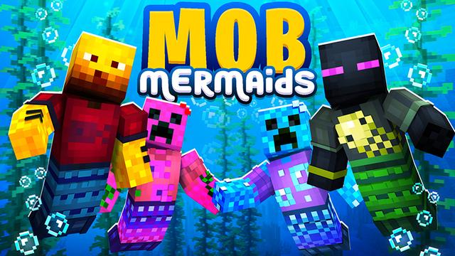 Thumbnail of the Minecraft Bedrock Marketplace product Mob Mermaids created by The Lucky Petals.