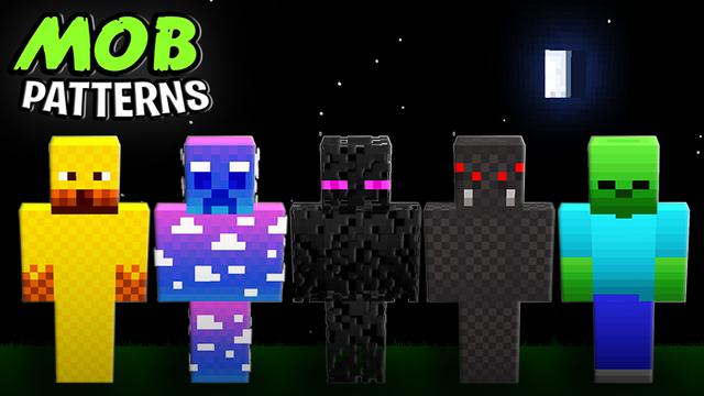 Thumbnail of the Minecraft Bedrock Marketplace product Mob Patterns created by The Lucky Petals.