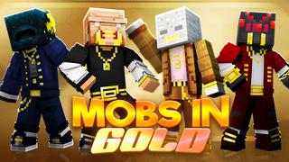Thumbnail of the Minecraft Bedrock Marketplace product Mobs in Gold created by The Lucky Petals.