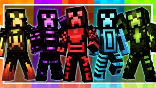 Thumbnail of the Minecraft Bedrock Marketplace product Mystic Creepers created by The Lucky Petals.