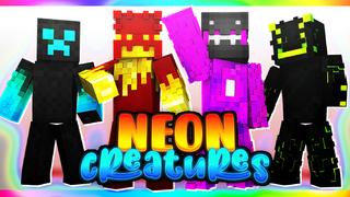 Thumbnail of the Minecraft Bedrock Marketplace product Neon Creatures created by The Lucky Petals.