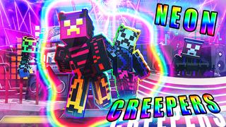 Thumbnail of the Minecraft Bedrock Marketplace product Neon Creepers created by The Lucky Petals.